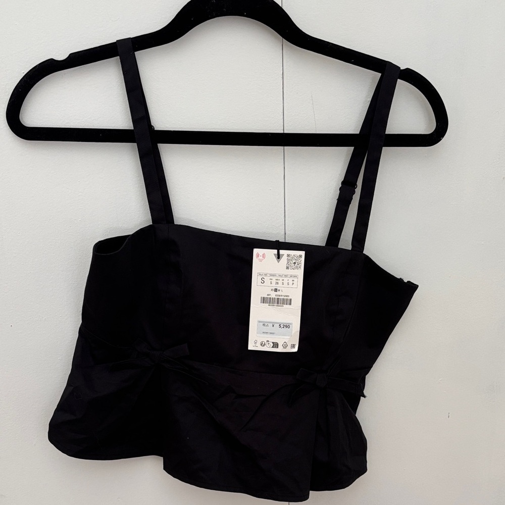 Zara tank w bows